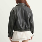 DUNST Women's Drizzler Leather Jacket in Brushed Black