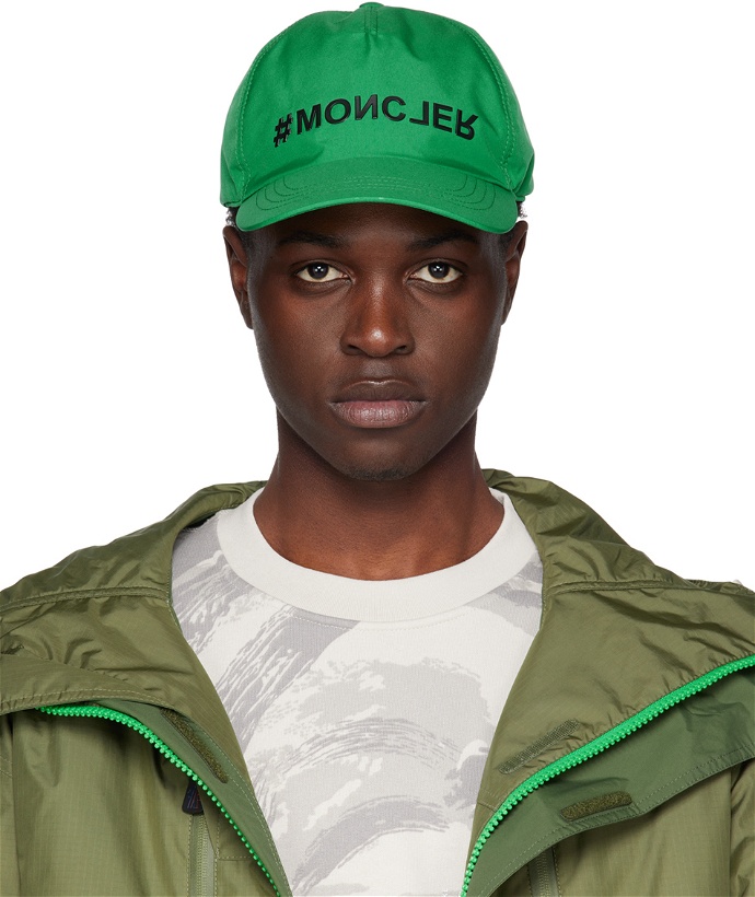 Photo: Moncler Grenoble Green Logo Cap