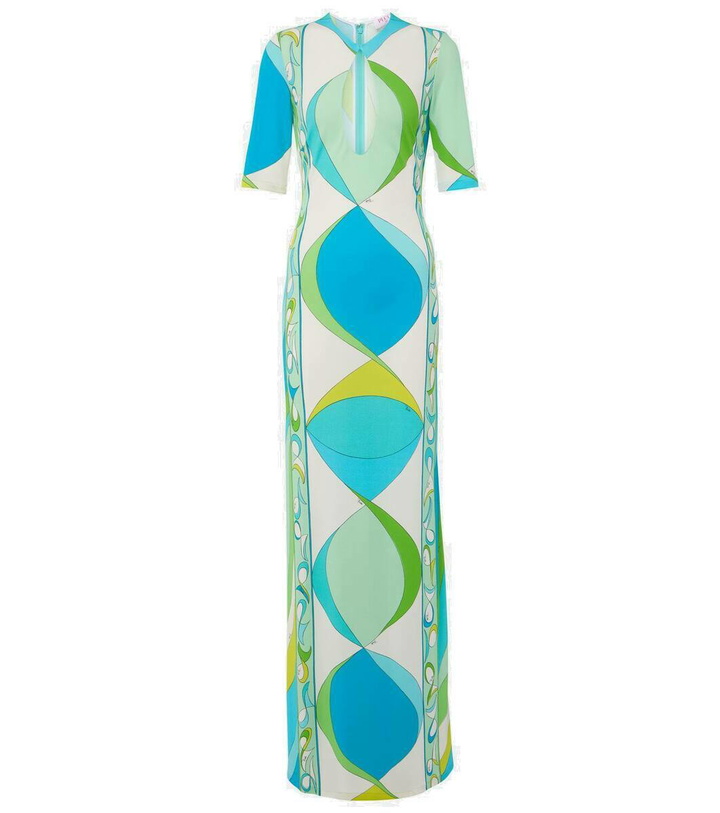 Photo: Pucci Cutout printed maxi dress