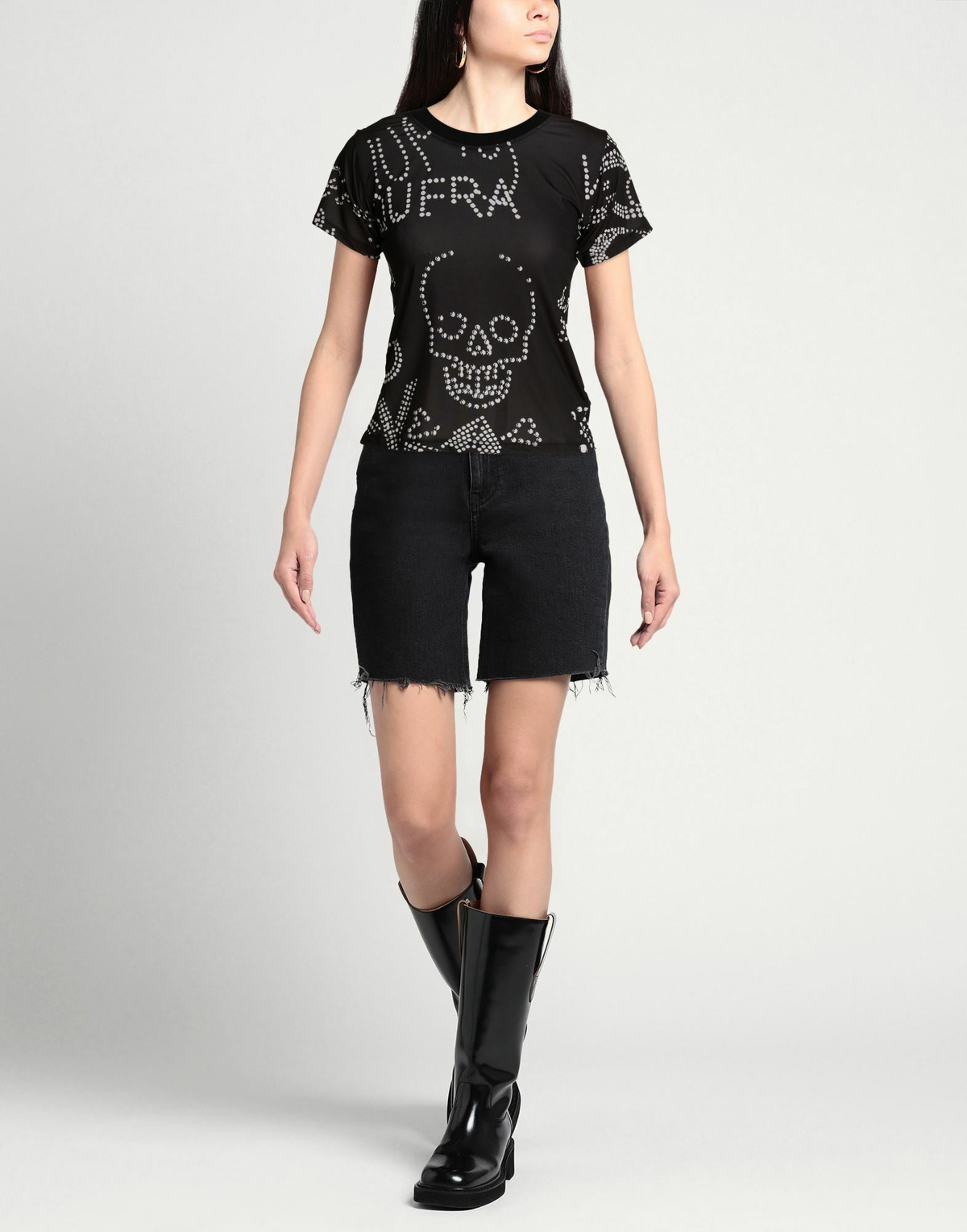 Vaquera Womens T-shirt in Black