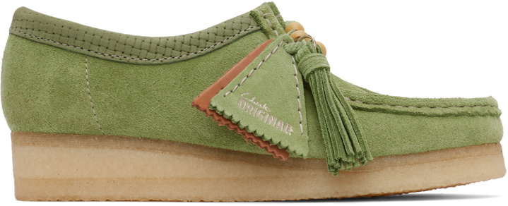 Photo: Clarks Originals Green Wallabee Derbys