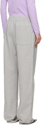 Carter Young Gray Pleated Sweatpants