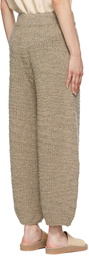 Lauren Manoogian Taupe Cotton Lounge Pants