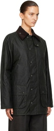 Barbour Black Beaufort Waxed Jacket