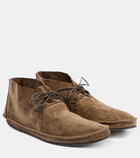 The Row Tyler suede ankle boots