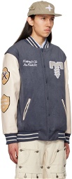TOMBOGO™ Navy & Beige Bomber Jacket