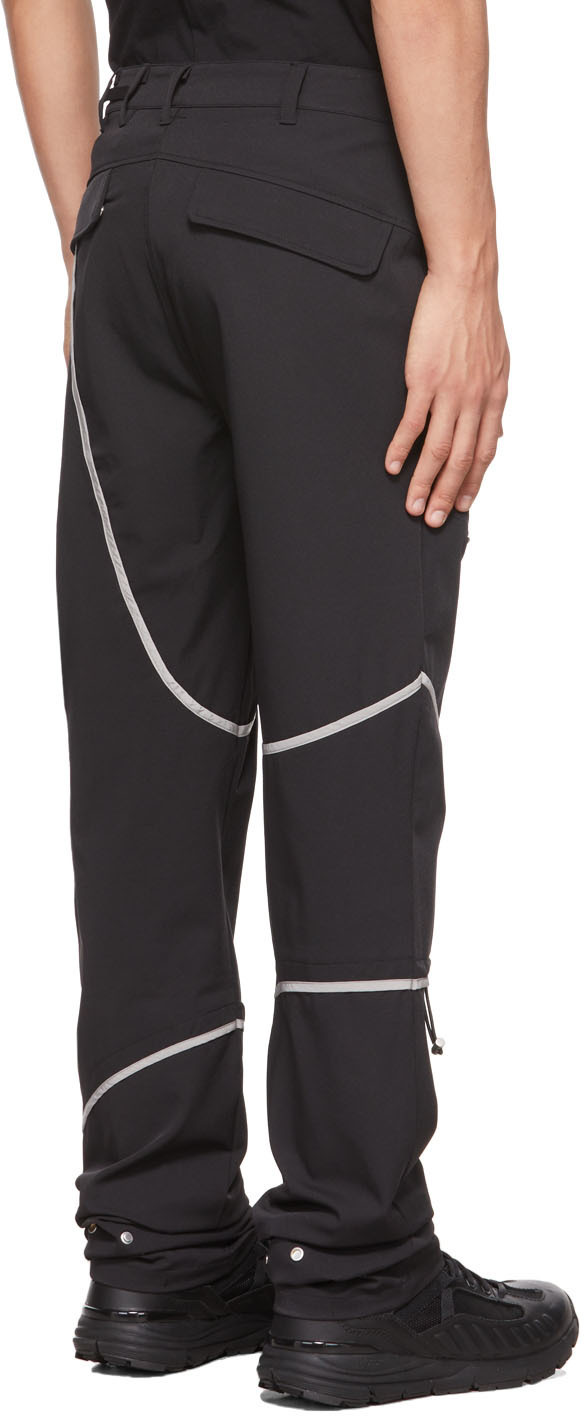HELIOT EMIL Black Layered Cargo Pants Heliot Emil
