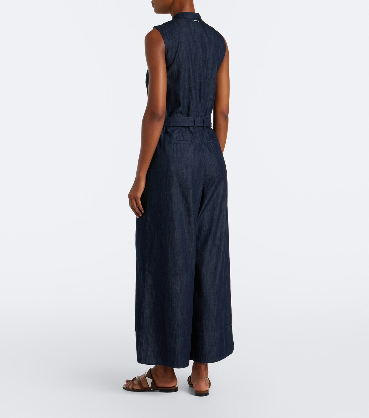 'S Max Mara Wide-leg denim jumpsuit