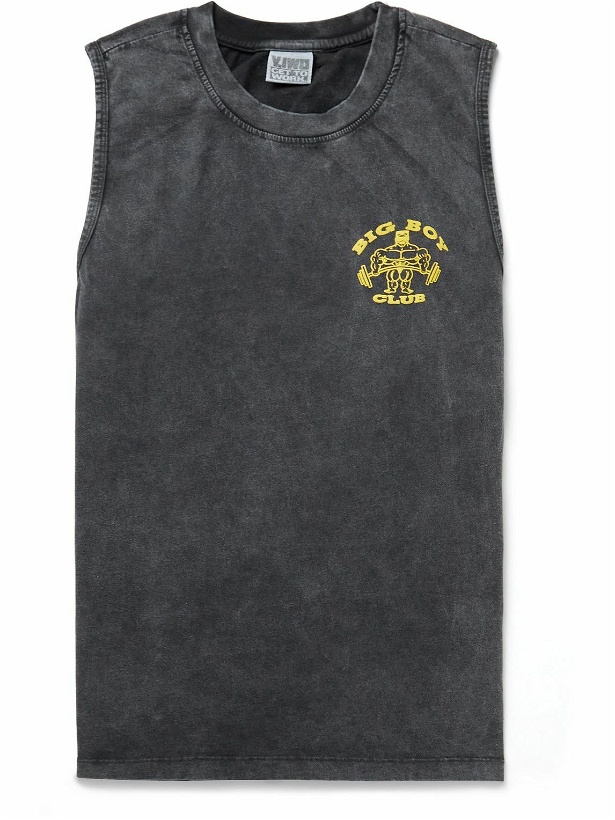 Photo: Y,IWO - Logo-Print Cotton-Jersey Tank Top - Black