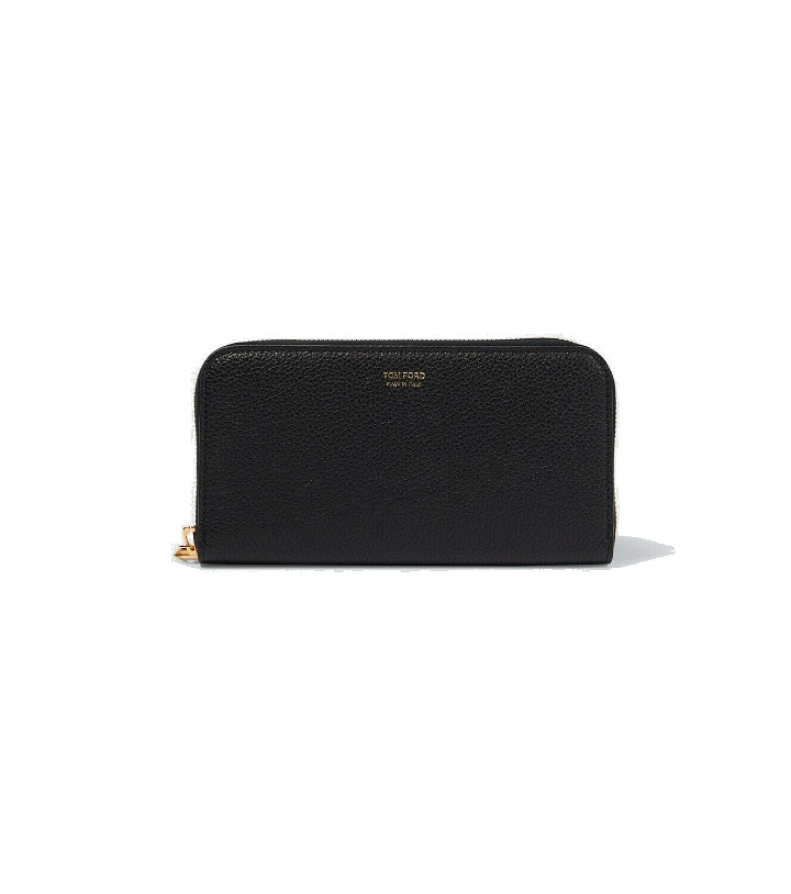 Photo: Tom Ford Logo leather wallet