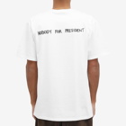 Fucking Awesome Men's Nobody for President T-Shirt in White