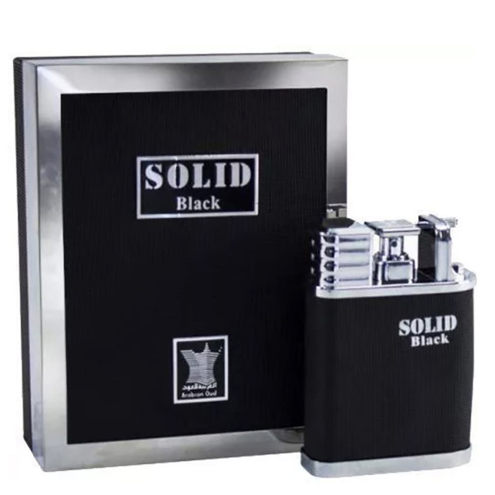 Photo: Arabian Oud Mens Solid Black EDP Spray 2.54 oz Fragrances 6281101821334