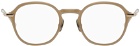 Yuichi Toyama Gold Logan Glasses