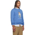 Polo Ralph Lauren Blue Polo Bear Fleece Sweatshirt