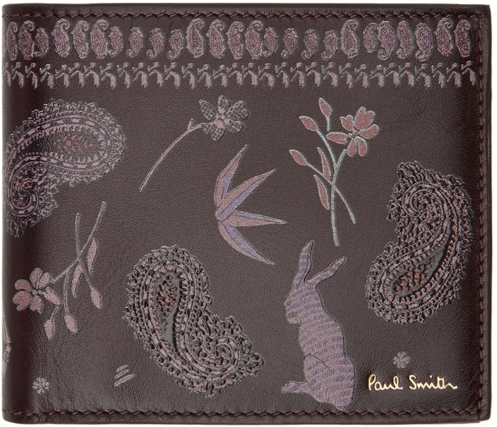 Photo: Paul Smith Brown Embroidered Rabbit Wallet