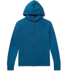 Loro Piana - Portland Cashmere and Silk-Blend Zip-Up Hoodie - Blue