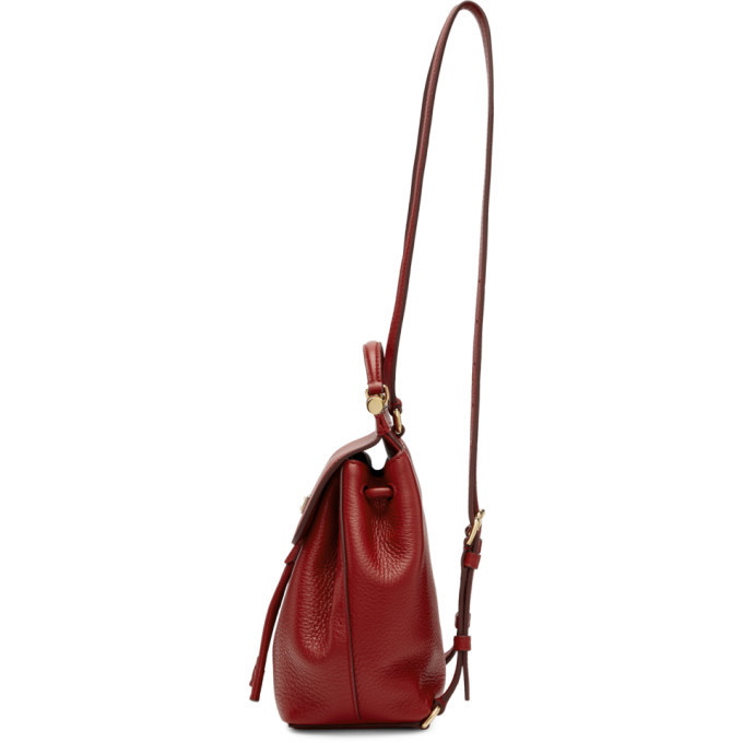 Dolce and Gabbana Red Small Sicily Backpack Dolce & Gabbana
