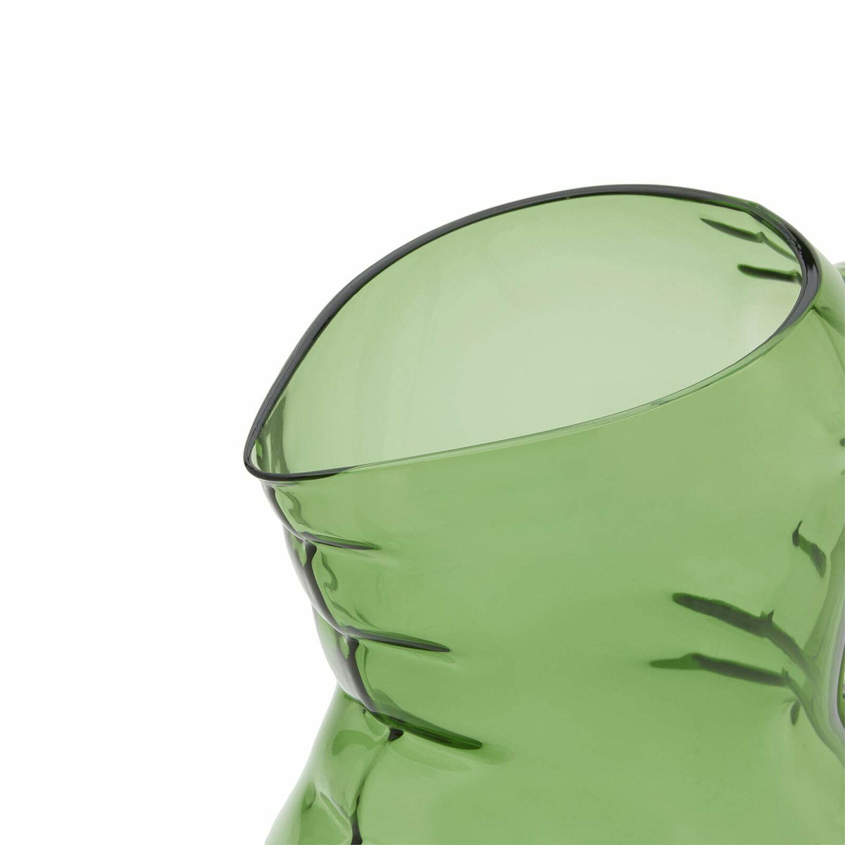 Home Studyo Emily Jug - Glass in Emerald 