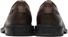 Hugo Brown Grained Leather Derbys