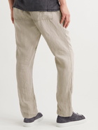 James Perse - Linen Drawstring Trousers - Gray