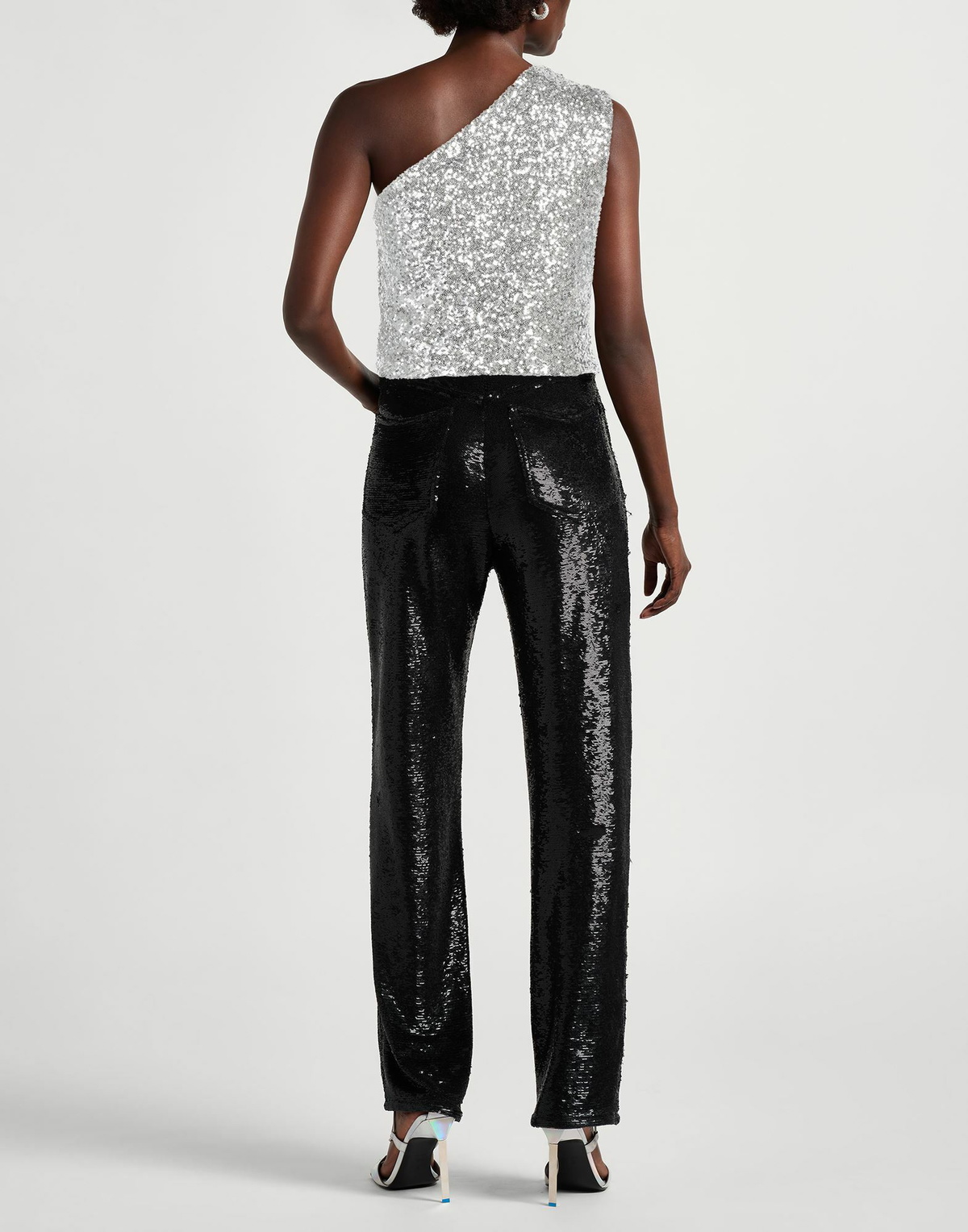 Jijil Womens Top in Silver