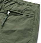 nonnative - Educator Slim-Fit Tapered COOLMAX Cotton-Blend Ripstop Trousers - Army green