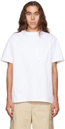 Jacquemus White Le Papier 'Le T-Shirt Gros Grain' T-Shirt