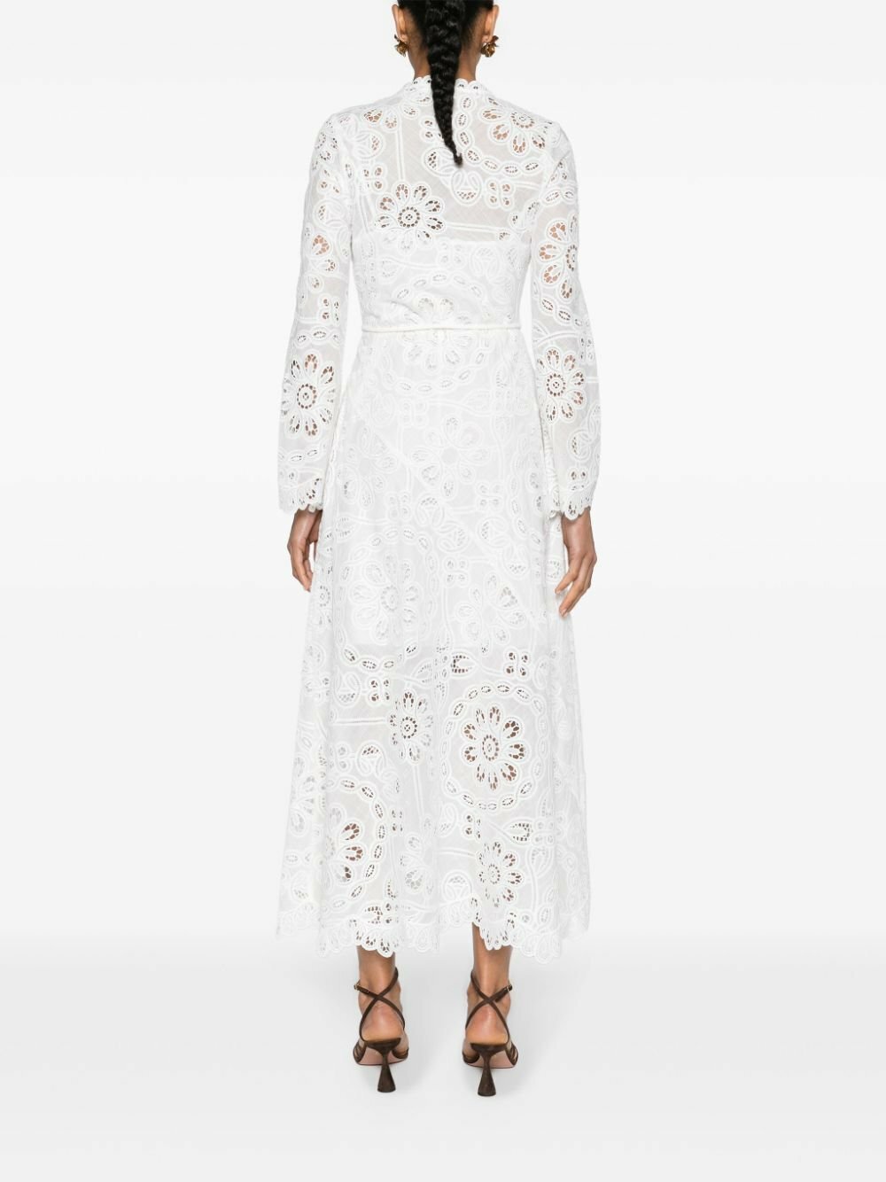 chinese dress ladies Zimmermann White Embroidered Dress, 1 - BOPF main image 1
