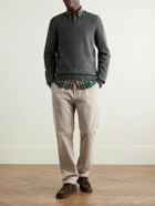 Hartford - Tommy Straight-Leg Cotton-Twill Trousers - Neutrals