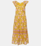 Velvet Jazlyn floral cotton maxi dress
