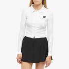 PLACES+FACES Women's Longsleeve Polo in White