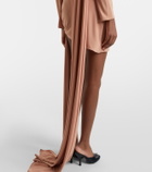 The New Arrivals Ilkyaz Ozel Draped gathered minidress