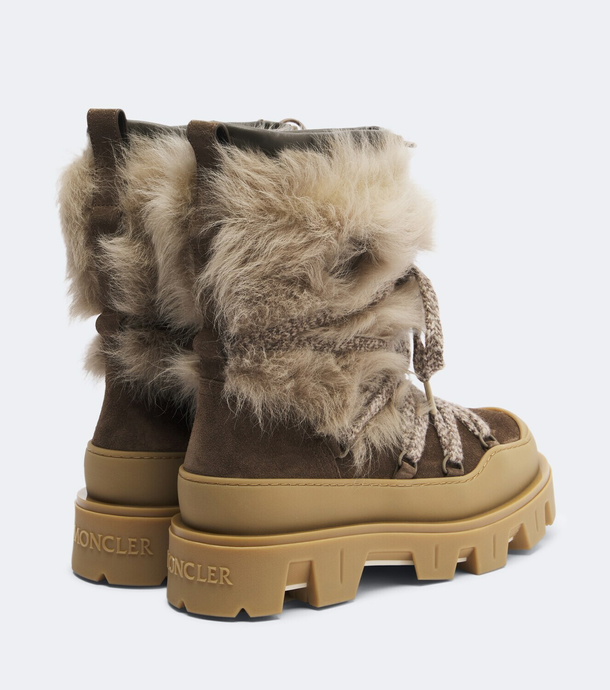Moncler Peak Après shearling snow boots