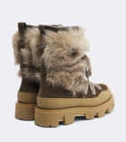 Moncler Peak Après shearling snow boots