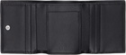 BOSS Black Grained Faux-Leather Wallet
