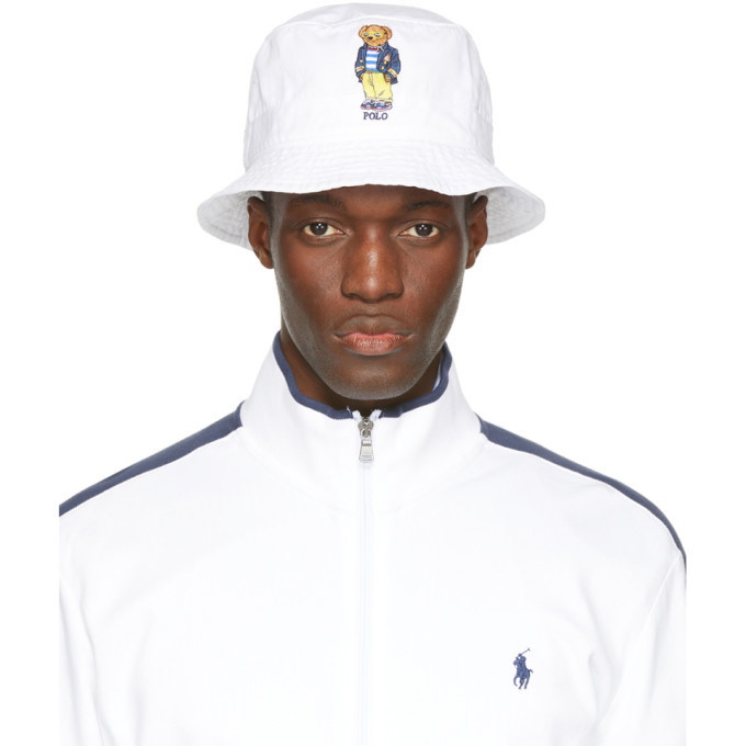 Photo: Polo Ralph Lauren White Bear Bucket Hat