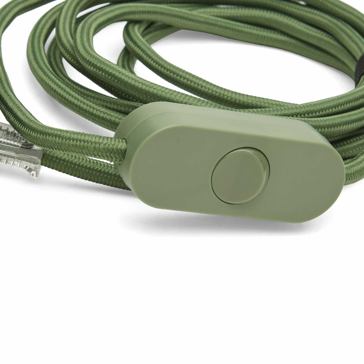 HAY Common Table Lamp Cord Set in Garden Green 