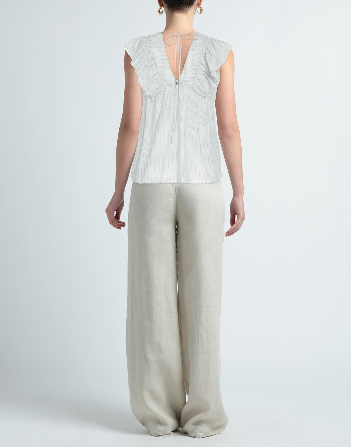 Manila Grace Womens Top Azure