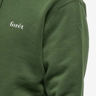 Foret Men's Deer Logo Hoody in Dark Green
