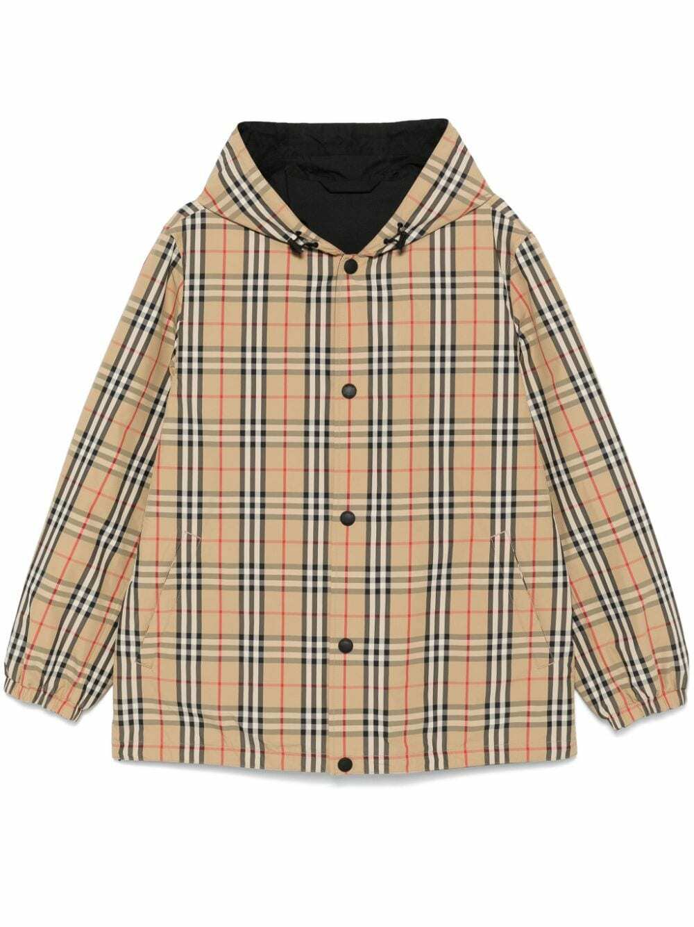 ジャケット・アウター Checked nylon jacket by Burberry Burberry - Check Nylon Hooded Jacket | HBX - Globally