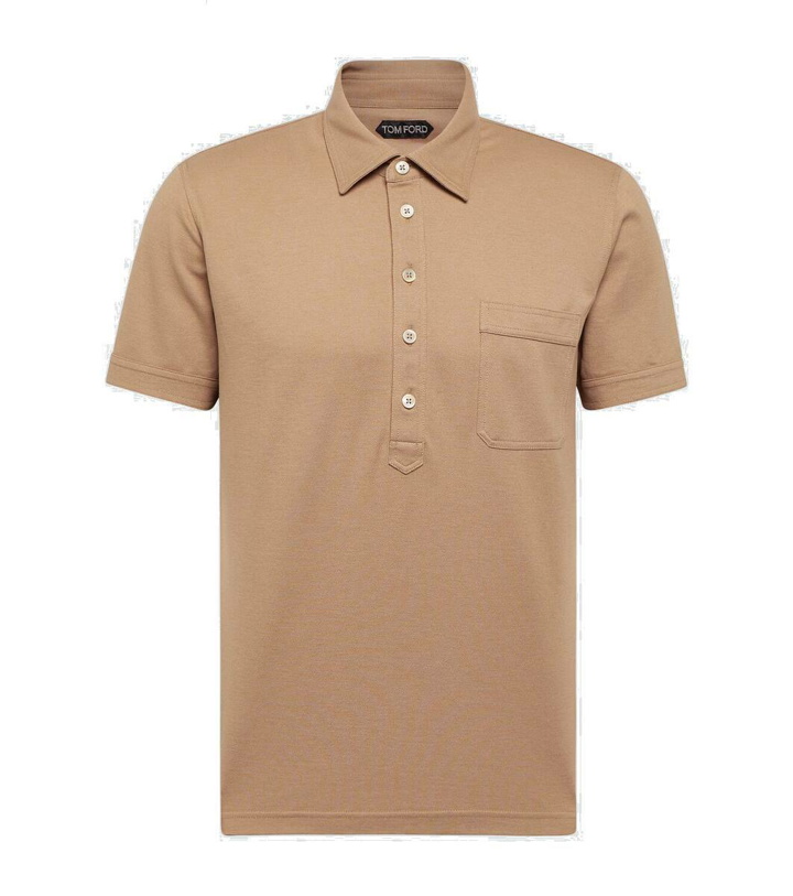 Photo: Tom Ford Cotton and silk polo shirt