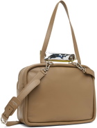 Maison MIHARA YASUHIRO Beige Toothpaste Handle Bag