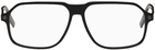 ZEGNA Black Rectangular Glasses