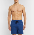 Onia - Charles Mid-Length Seersucker Swim Shorts - Navy