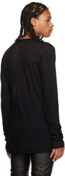 Rick Owens Black Edfu Basic Long Sleeve T-Shirt