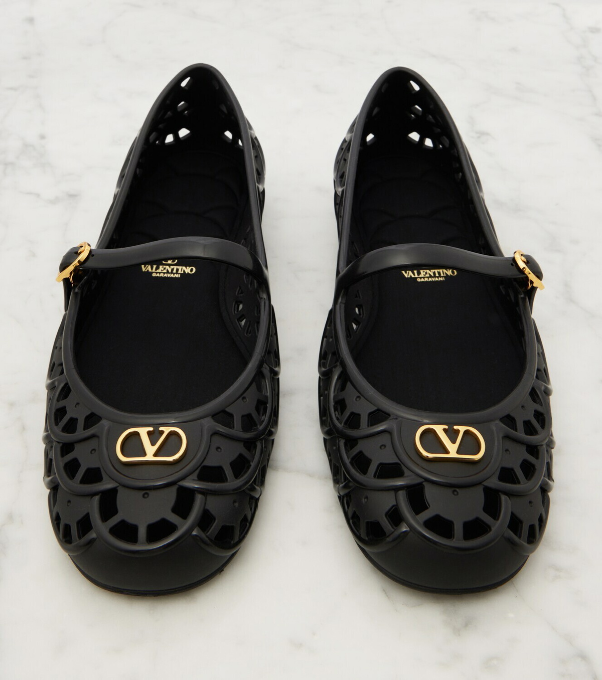 Valentino Garavani Ondette VLogo Mary Jane flats