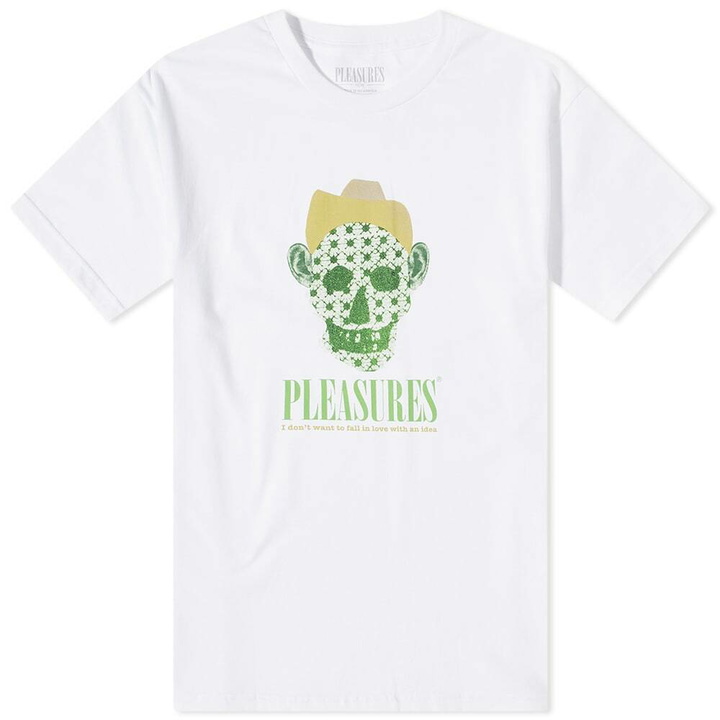 Photo: Pleasures Men's Cowboy T-Shirt in White