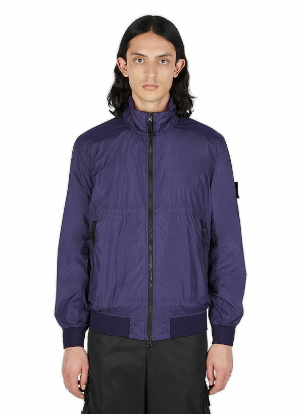 Photo: Stone Island - Relaxed Compass Patch Jacket in Navy