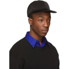 Lanvin Black Nylon Logo Baseball Cap