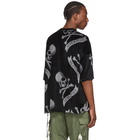 mastermind WORLD Black Allover Skull T-Shirt